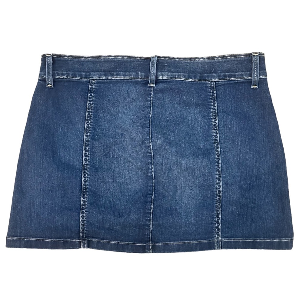 GUESS Denim Button Mini Skirt - Picture 3 of 5